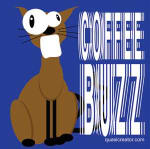 tshirt cat coffee buzz