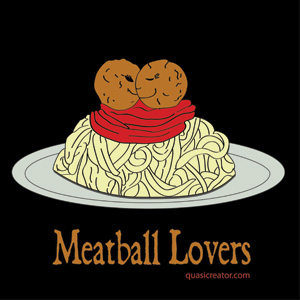 tshirt meatballs